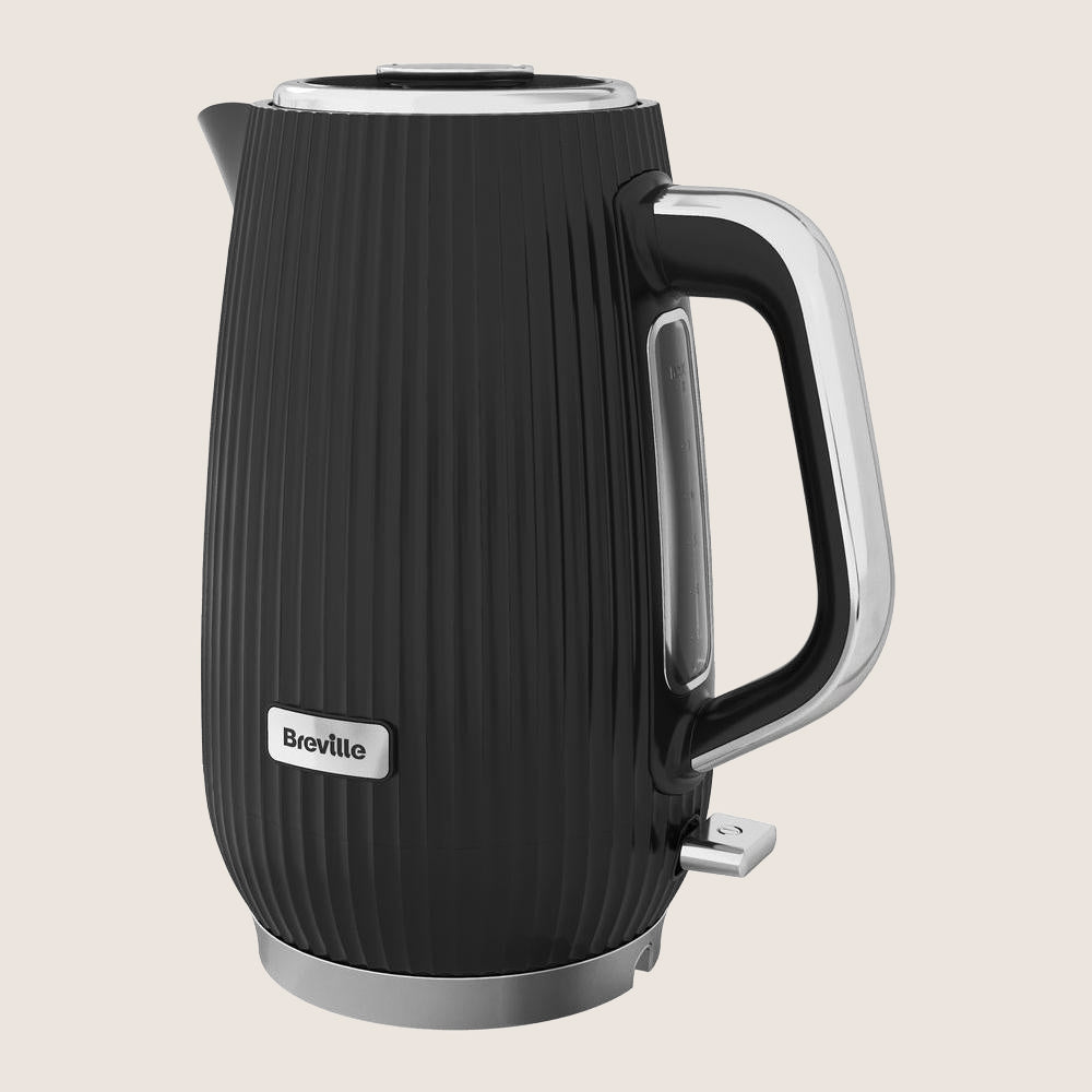 BREVILLE Linear VKT243 Jug Kettle with Precision Pour Spout 1.7L - Black & Chrome