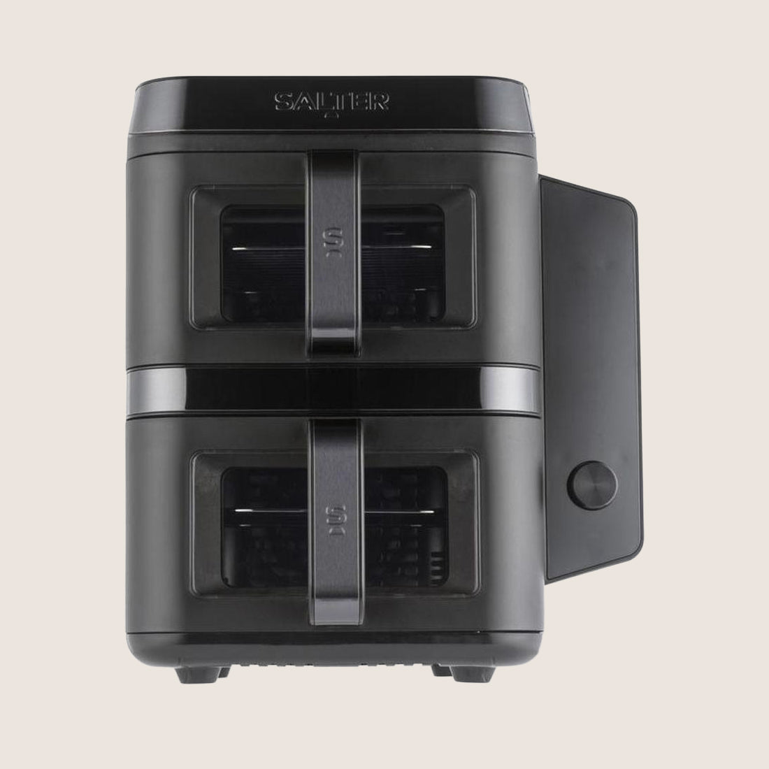 SALTER VertiCook View EK6534 Dual Air Fryer with Viewing Windows 9L - Black