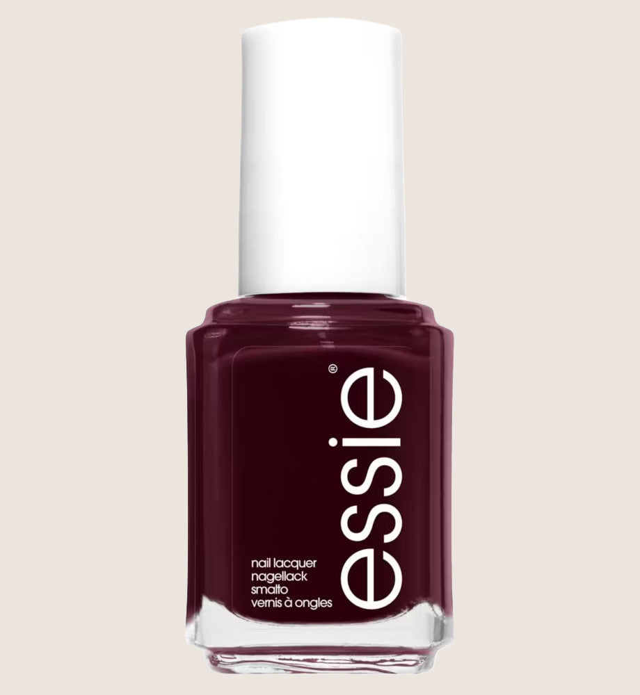 Essie Nail Polish 45 Sole Mate Deep Plum Colour, Original High Shine and High Coverage Nail Polish Premium Quality 13.5 ml