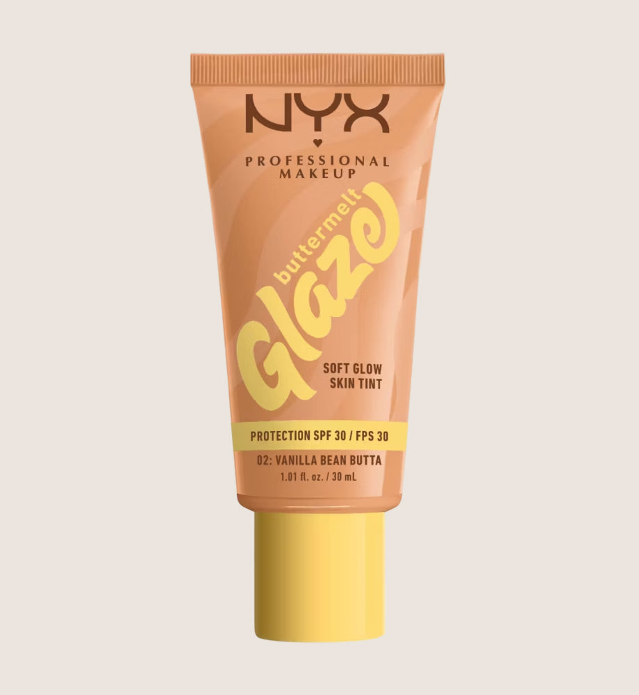 NYX Professional Makeup Buttermelt Glaze Soft Glow Skin Tint + SPF/FPS 30 Buttery Smooth Formula With SPF 30ml