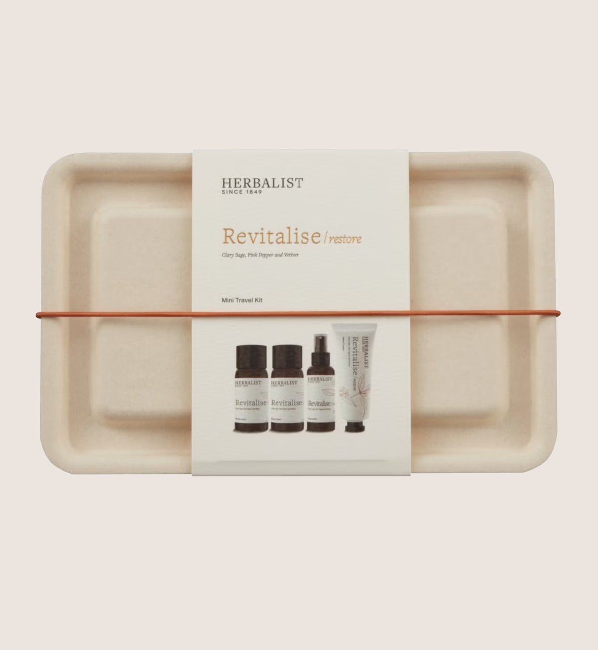Herbalist Revitalise Mini Travel Kit Bath & Body Gift Set For Her
