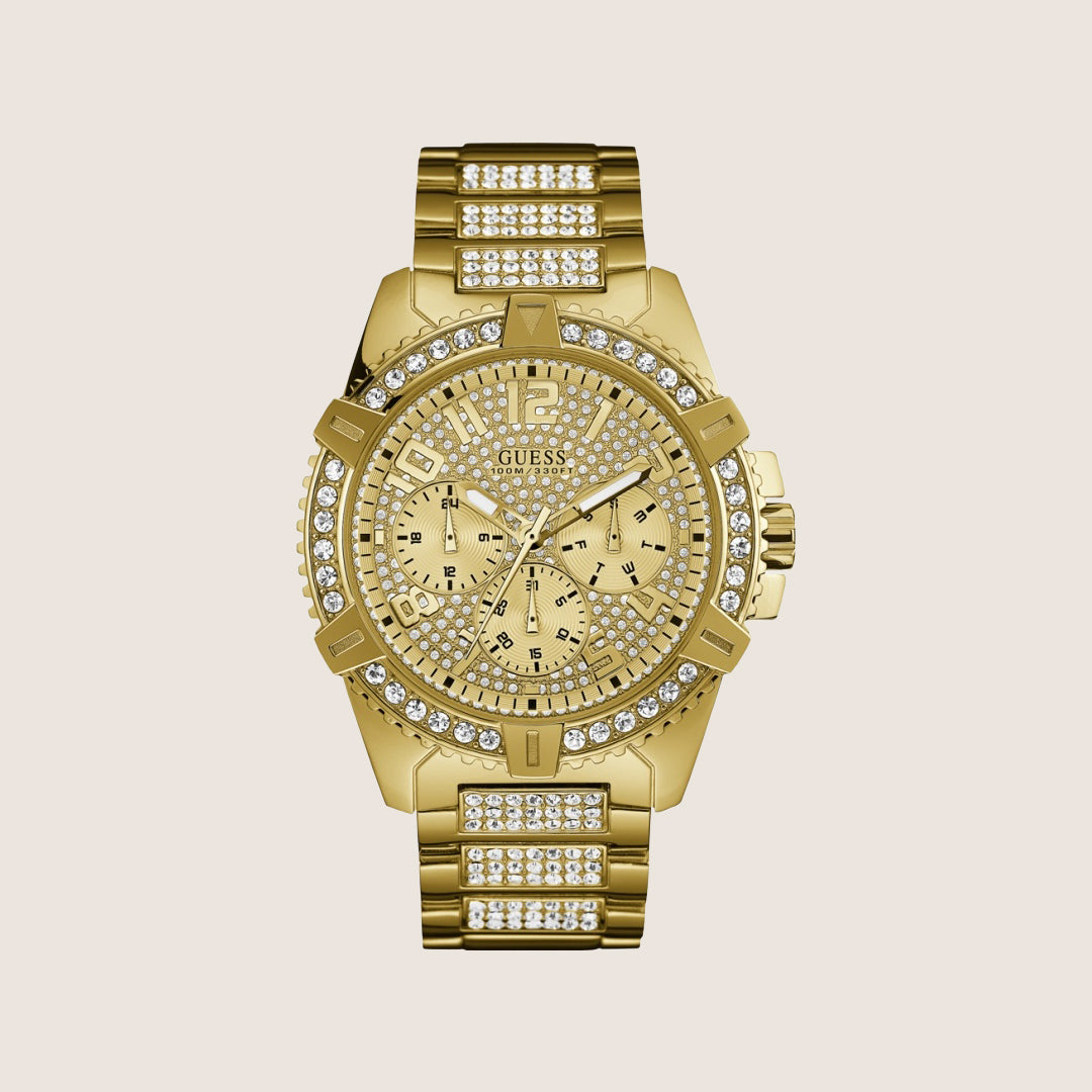 Guess Mens Frontier Watch Crystals W0799G2