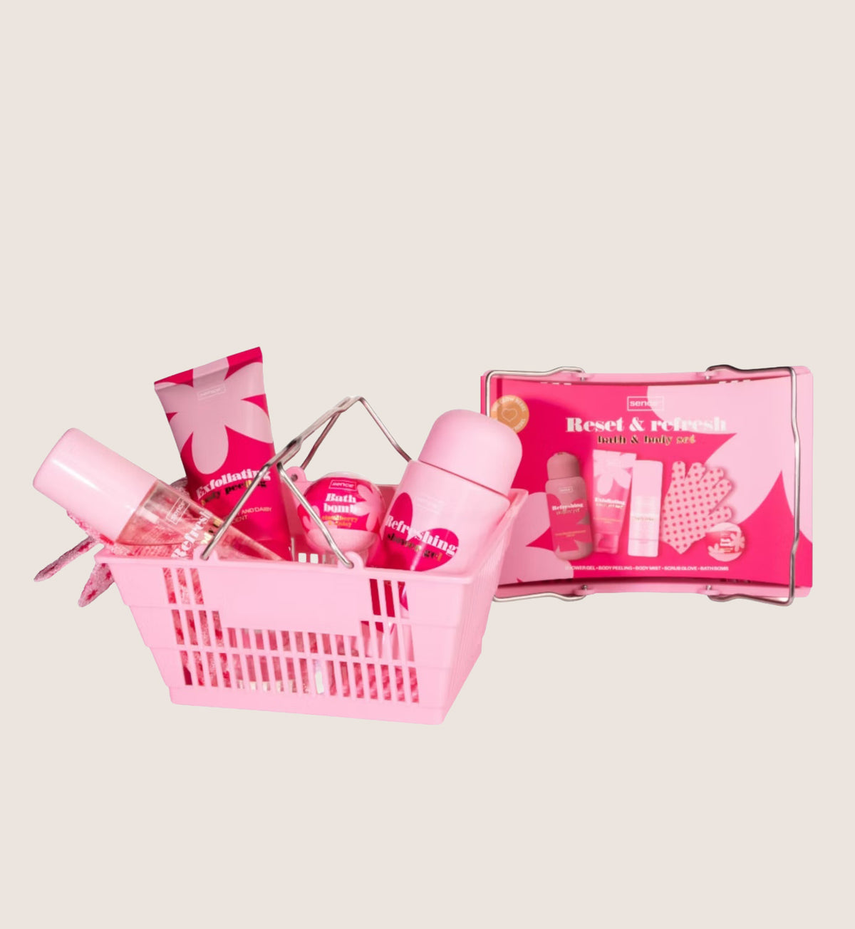 Sence Collection Reset & Refresh Body Kit 5 Piece Bath & Body Gift Set For Her