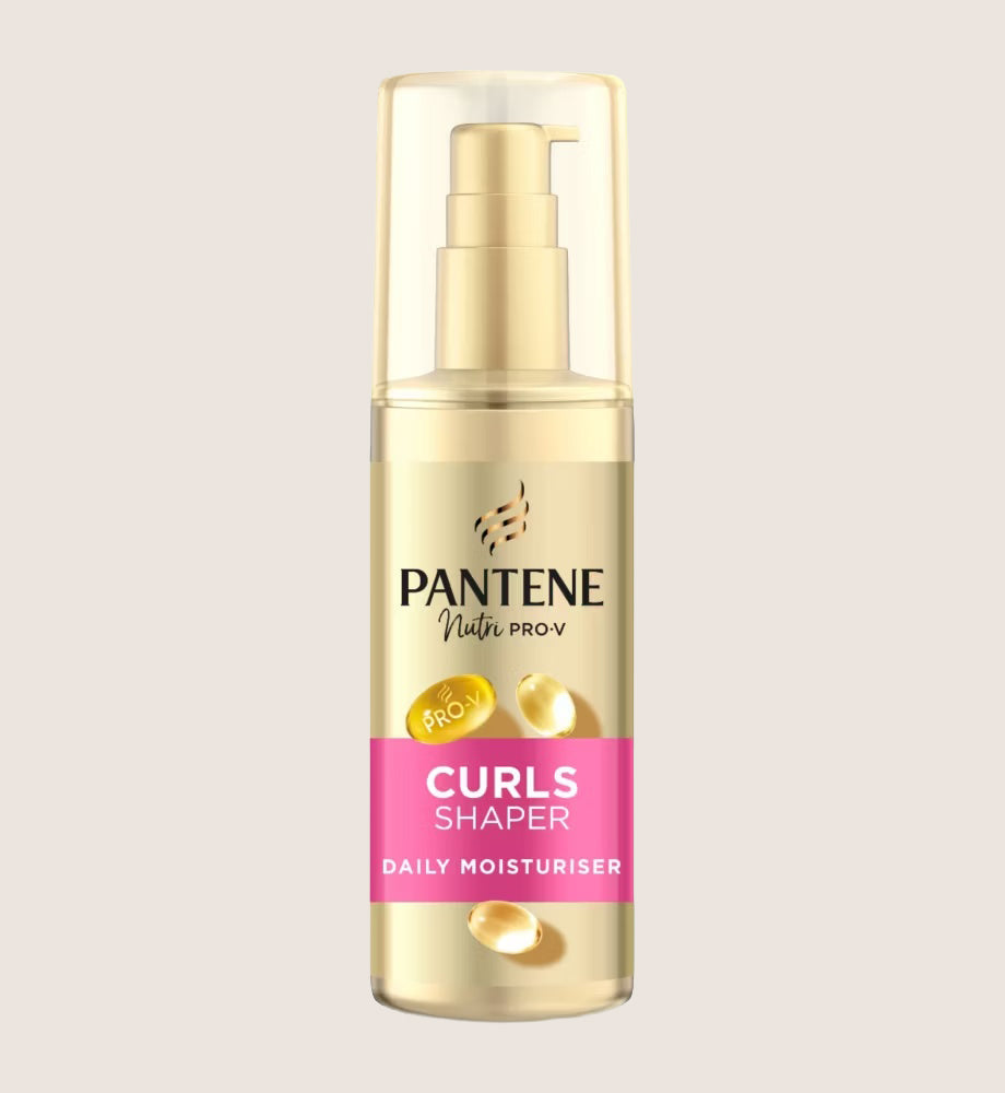 Pantene Nutri Pro-V Curl Shaper for Frizzy, Unruly Curls, Daily Moisturizer Hair Treatment 145ml