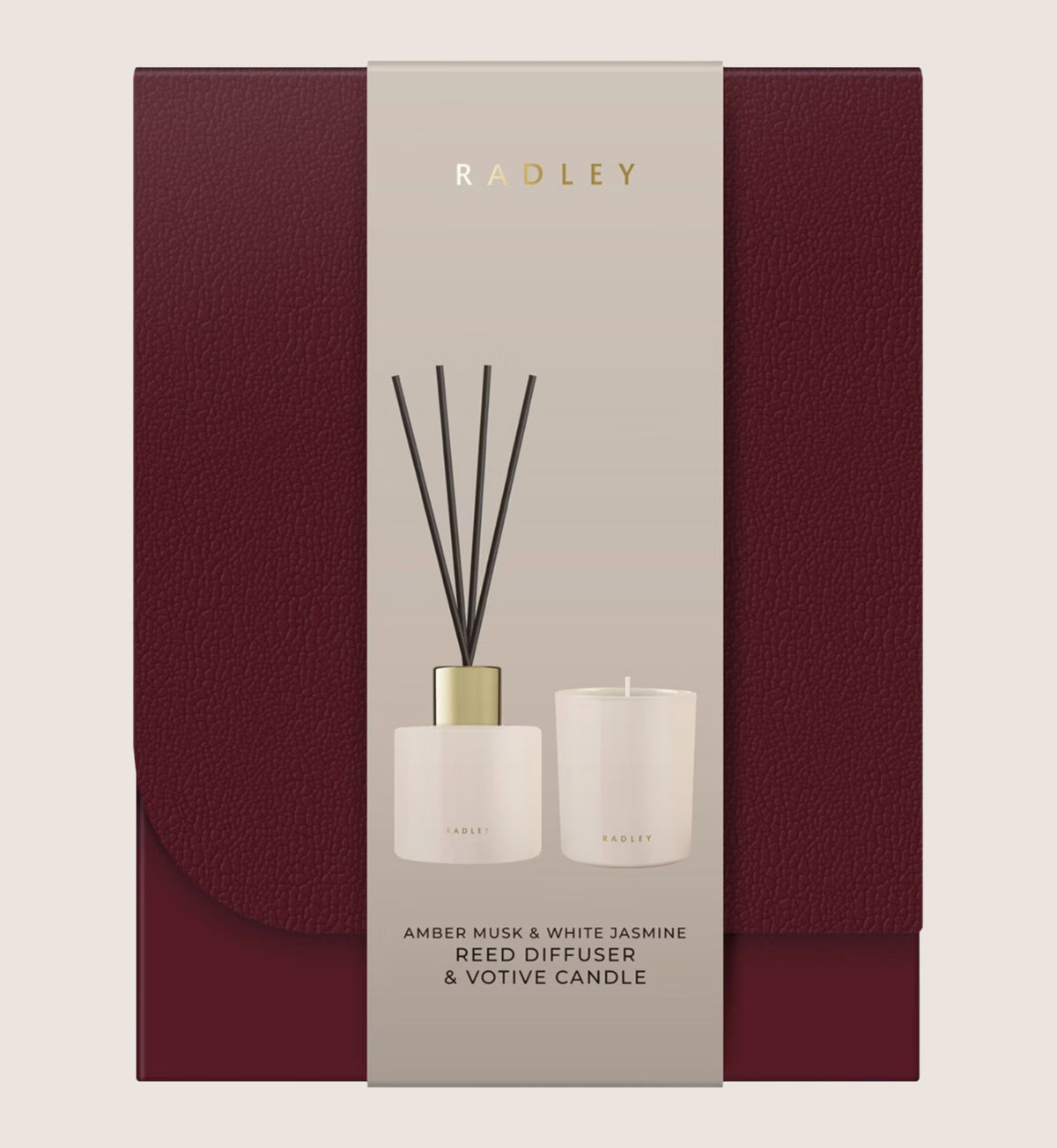 Radley Amber Musk & White Jasmine Mini Diffuser & Votive Fragrance Gift Set For Her