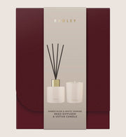 Radley Amber Musk & White Jasmine Mini Diffuser & Votive Fragrance Gift Set For Her