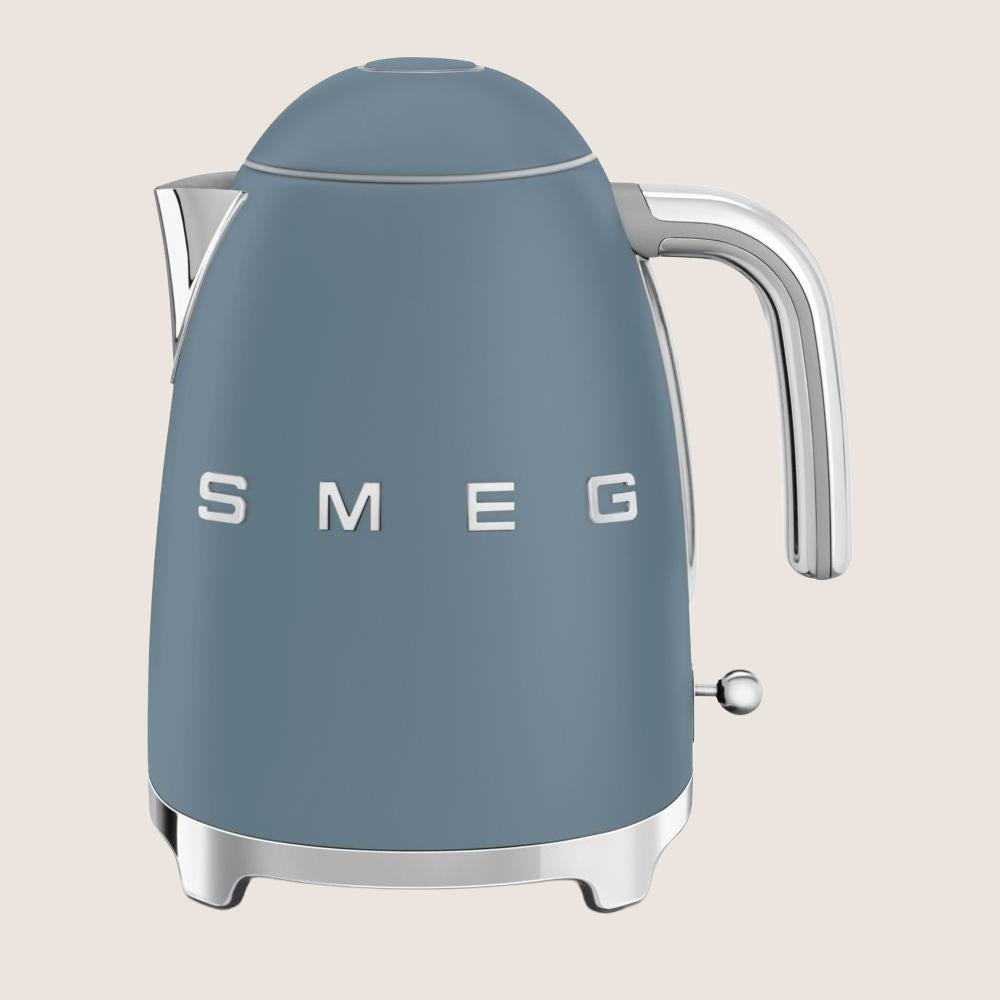 SMEG KLF03SBMUK Jug Kettle with Matte Storm Blue Finish 1.7L - Matte Storm Blue