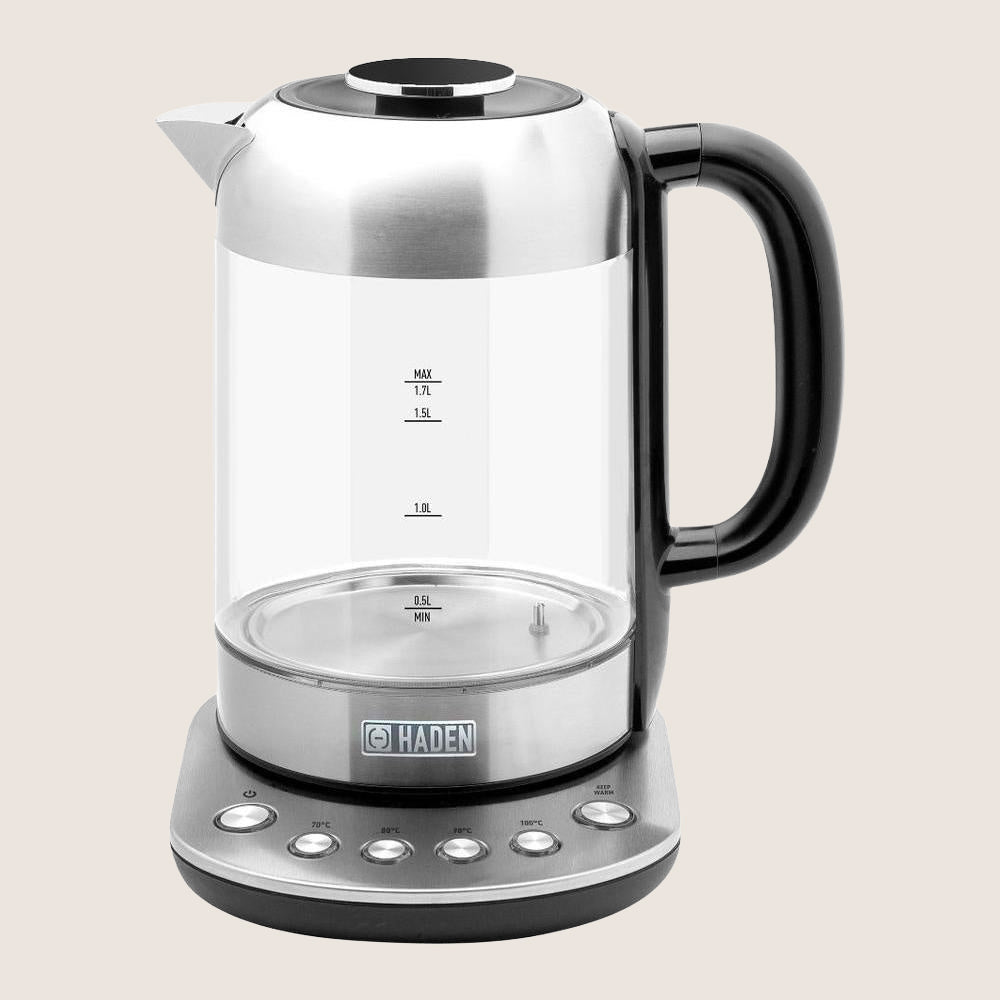 HADEN Richmond 197207 Jug Kettle with Brushed Steel Finish 1.7L - Stainless Steel