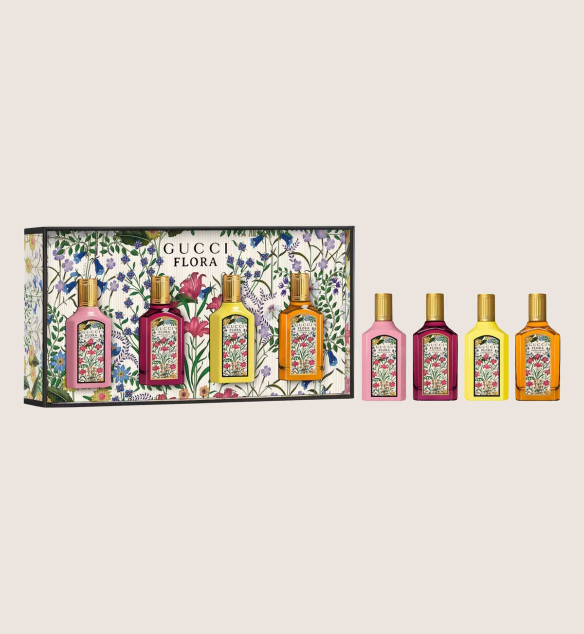 Gucci Flora Eau De Parfum For Women Mini Fragrance Gift Set For Her