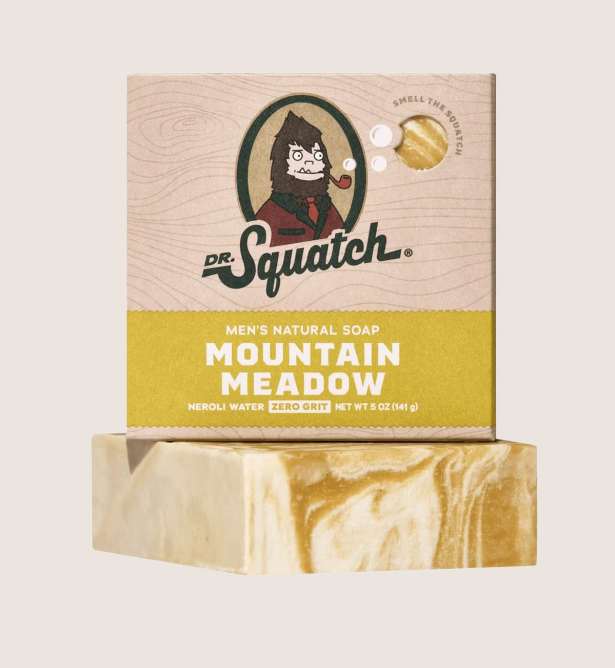 Dr Squatch Mountain Meadow Soap Bar Neroli Water Zero Grit 141g