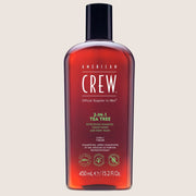 American Crew Tea Tree 3 in 1 Shower Gel, Shampoo & Conditioner Refreshing Tea Tree 450ml