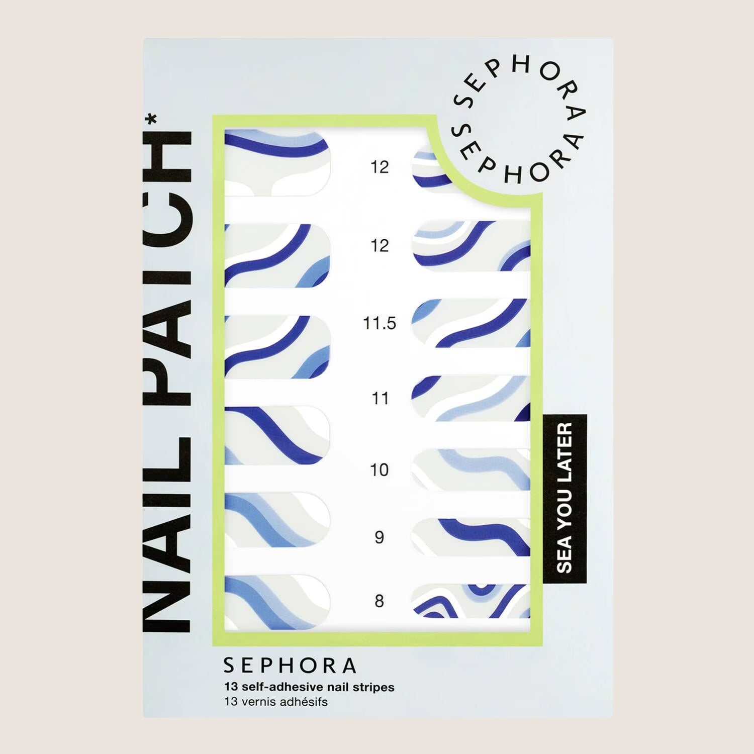 Sephora Collection Self-Adhesive Nail Stripes Kit Nail Art Decoration Set