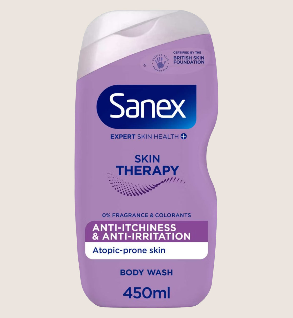 Sanex Skin Therapy Anti-Itchiness & Anti-Irritation Shower Gel For Atopic-Prone Skin 450ml