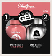 Sally Hansen Miracle Gel Nail Polish & Topcoat Duo - Mauve-olous