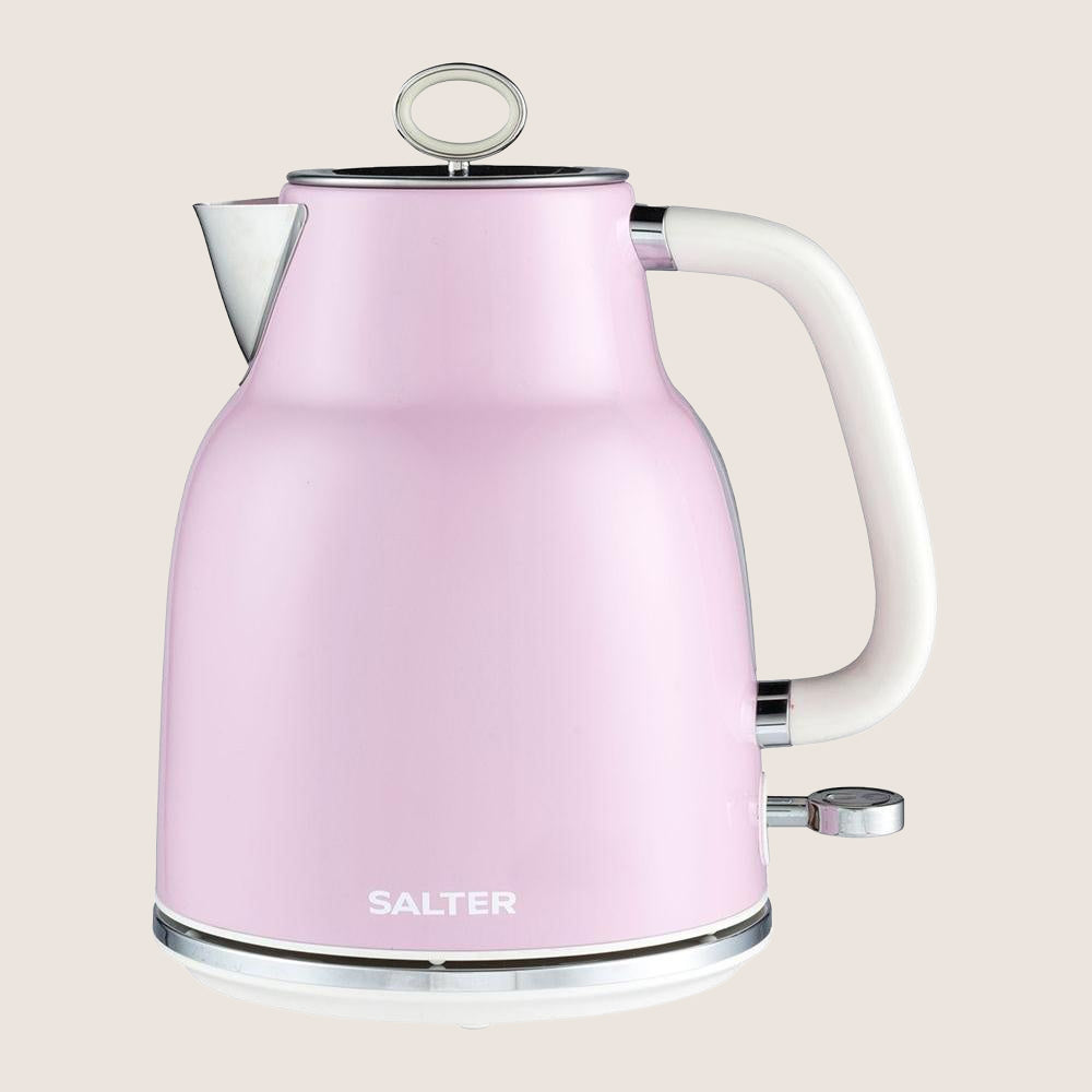SALTER Retro EK5737PNK Jug Kettle with Vintage Retro Design 1.5L - Pink