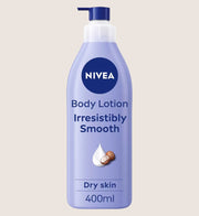 NIVEA Irresistibly Smooth Body Lotion for Dry Skin, With Pure Hyaluron 400ml