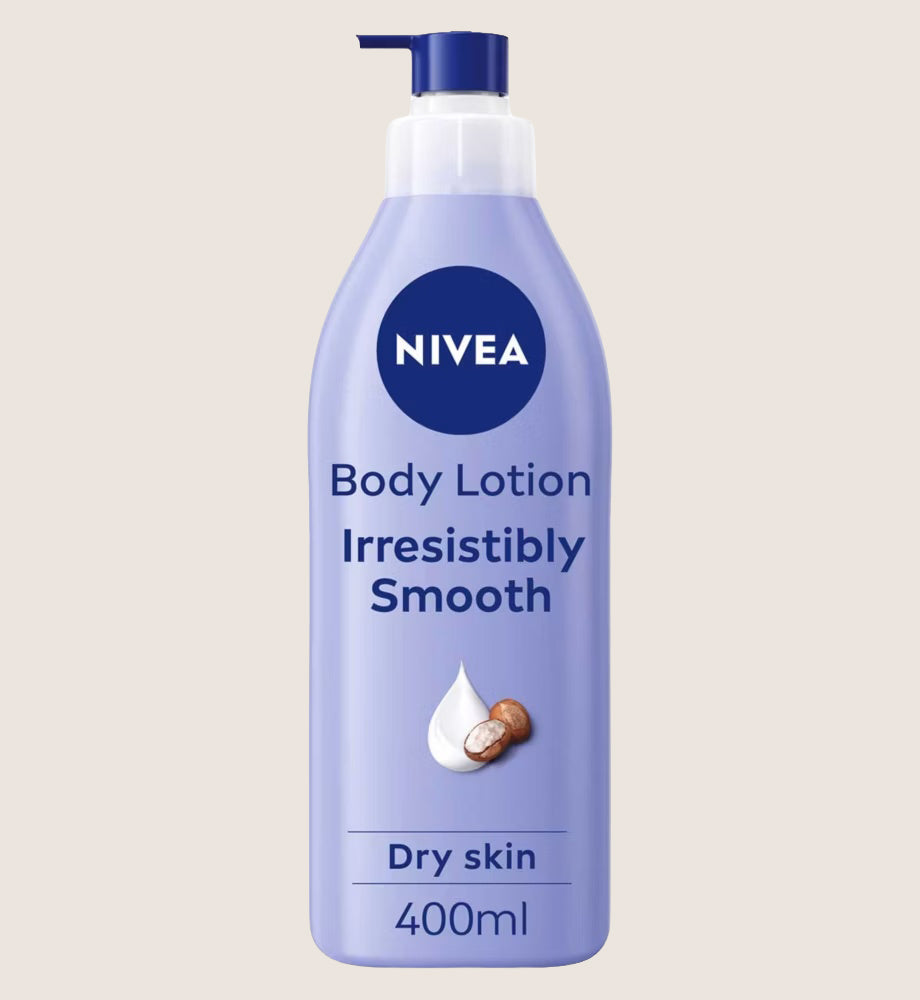 NIVEA Irresistibly Smooth Body Lotion for Dry Skin, With Pure Hyaluron 400ml