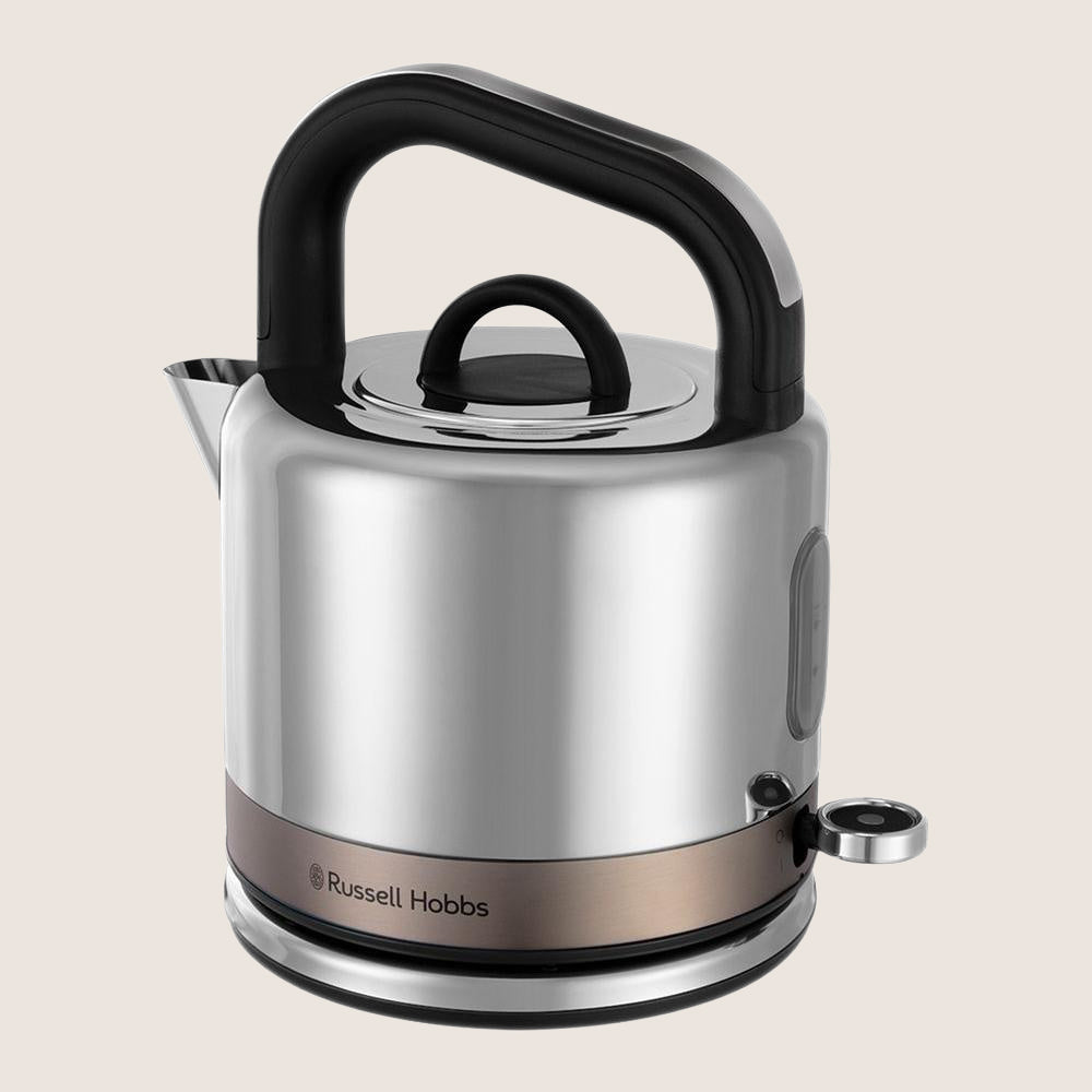 RUSSELL HOBBS Distinctions 26422 Traditional Kettle with Metallic Titanium Finish 1.7L - Titanium