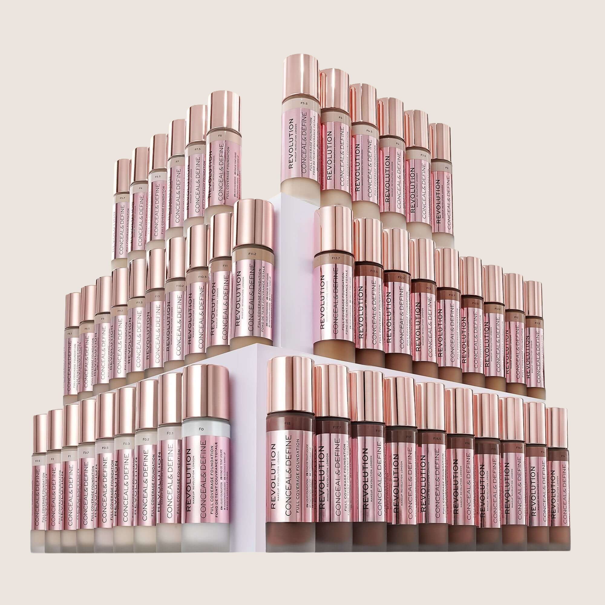 Revolution Conceal & Define Foundation Flawless Base