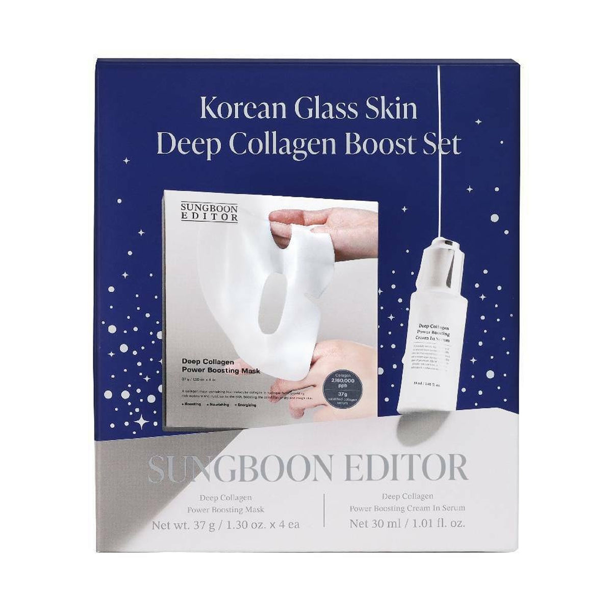 SUNGBOON EDITOR Deep Collagen Boost Set (Serum 30ml+Mask Sheet 4ea)