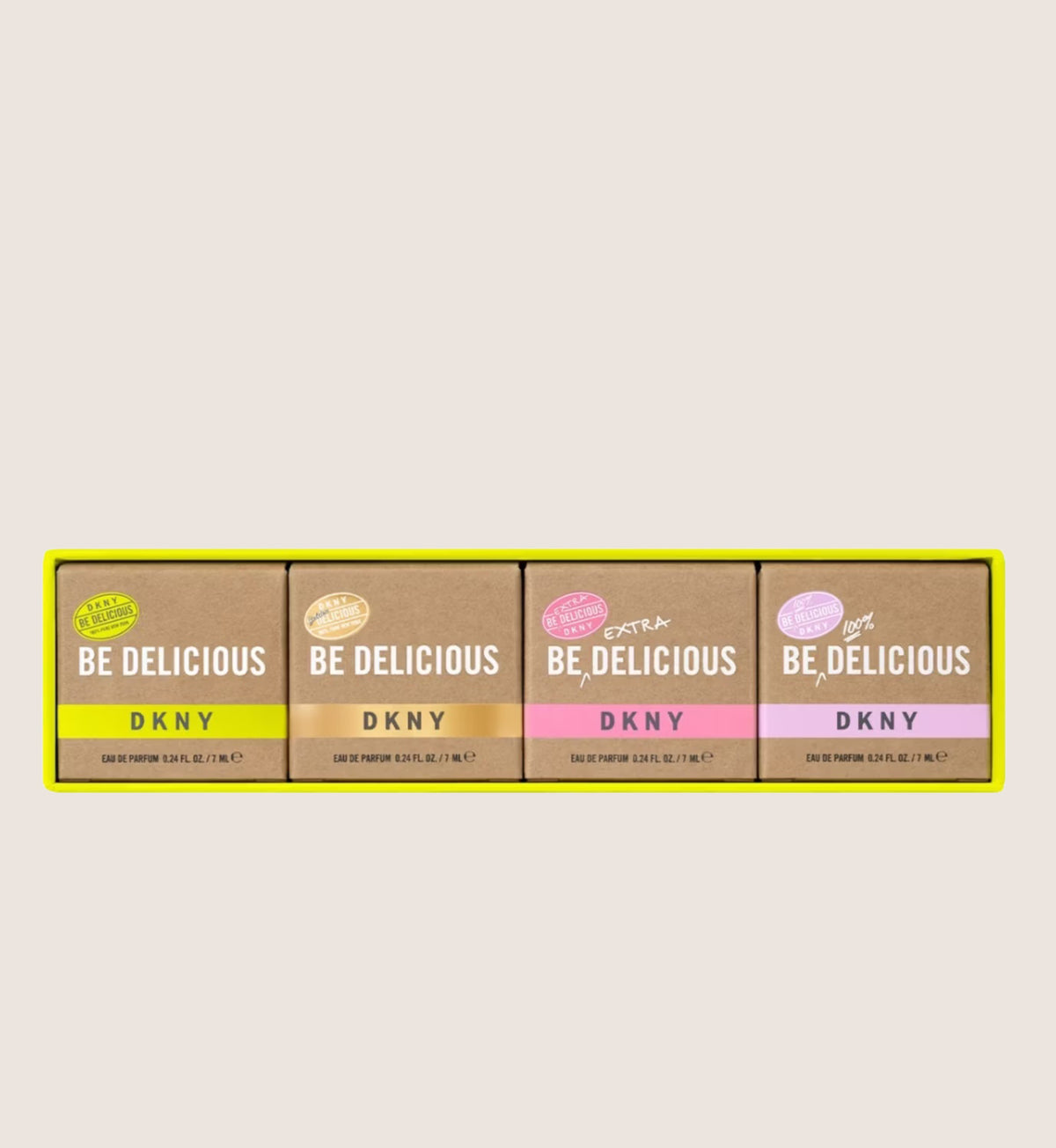 DKNY Be Delicious Mini 4 Piece Fragrance Gift Set For Her