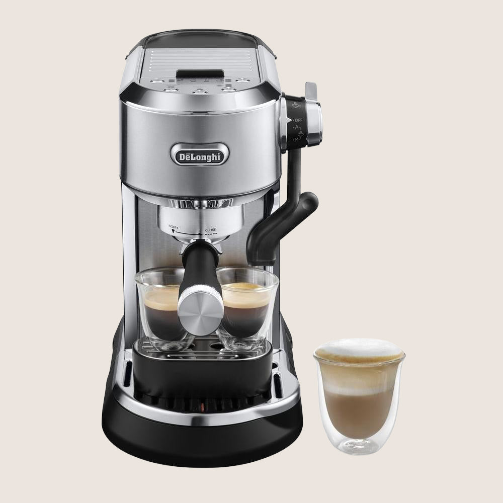 DELONGHI Dedica Maestro Plus EC950.M Espresso Machine Pressurised & Non-Pressurised Baskets 1.6L