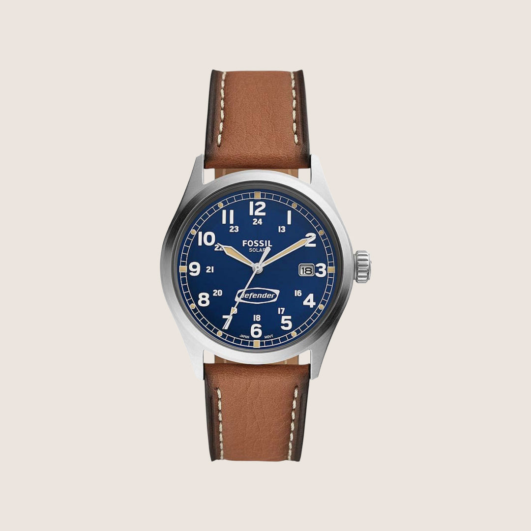 Fossil Mens Defender Blue Dial Watch FS5975