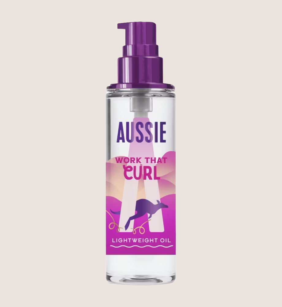 Aussie Curls Lightweight Hair Oil 95ml 95ml Finishing Shine & Protection