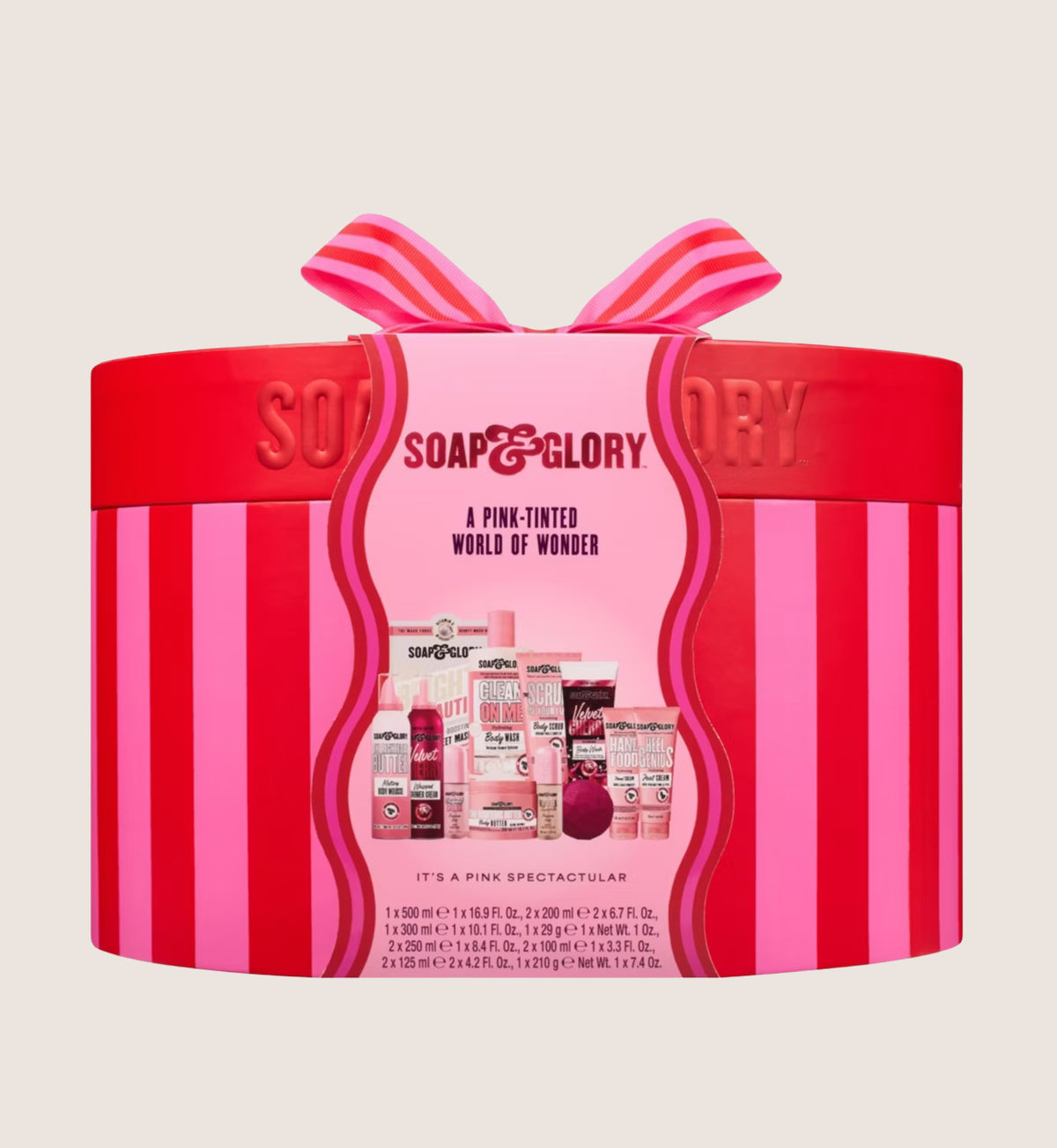 Soap & Glory A Pink-Tinted World Of Wonder 12 Piece Bath & Body Gift Set For Her