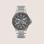 Guess Mens Indy Watch Transparent, Grey Dial GW0636G1