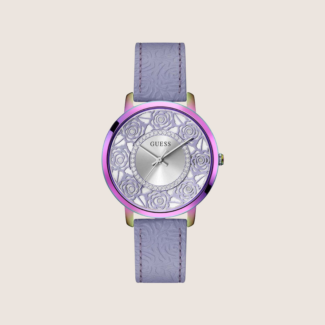 Guess Women's Dahlia Watch Crystal-Set Silver Dial GW0529L4