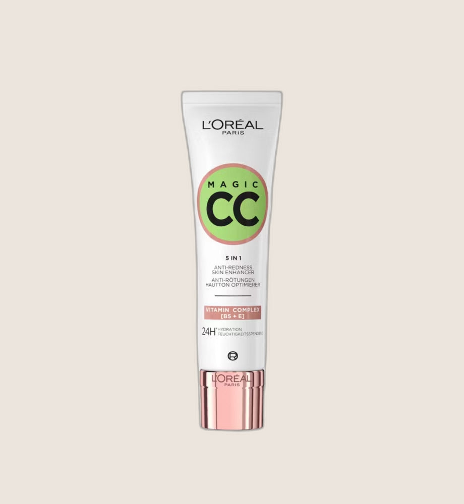 L'Oréal Paris Magic CC Cream, Anti-Redness Formula with Vitamin E and B5 30ml