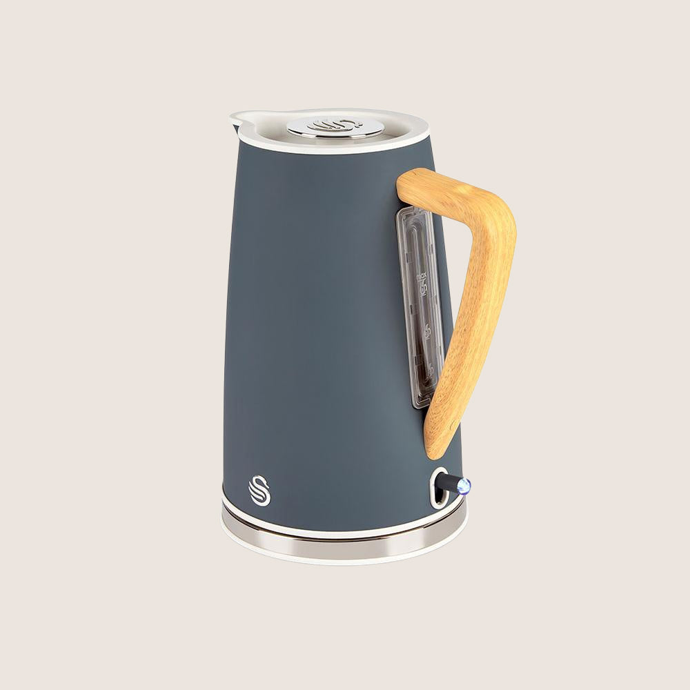 SWAN Nordic Cordless SK14610GRYN Jug Kettle with Scandi Design 1.7L - Grey