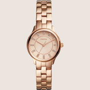 Fossil Modern Sophisticate Rose Gold Steel Bracelet Watch BQ1571