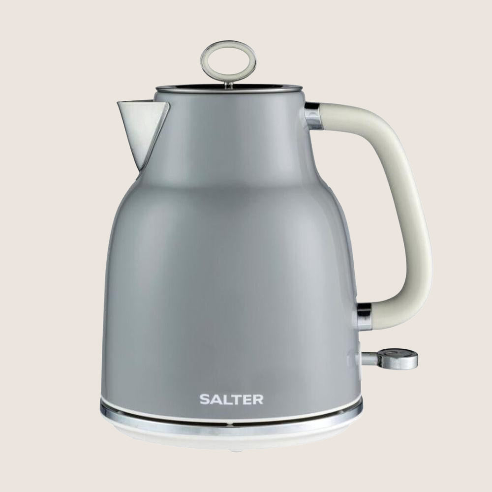 SALTER Retro EK5737 Jug Kettle with Vintage Retro Design 1.5L - Grey