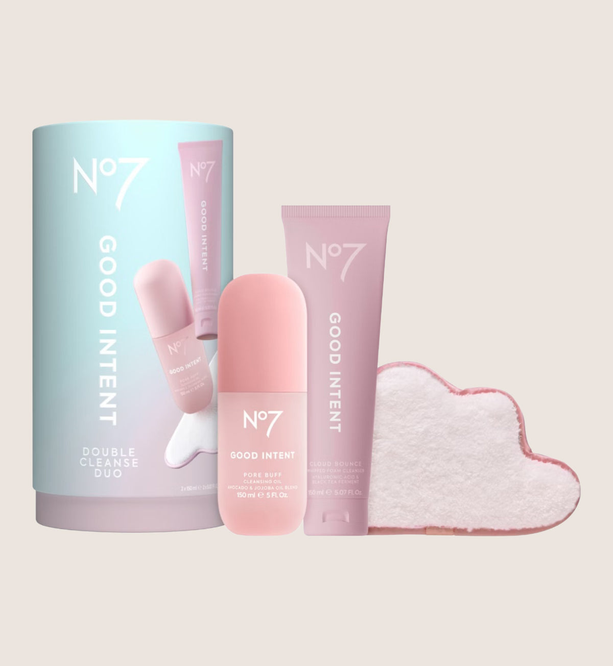 No7 Good Intent Double Cleanse Duo Skincare Gift Set For Her