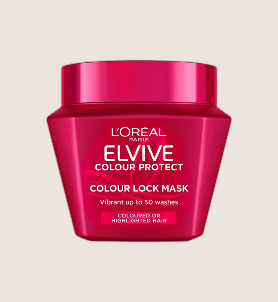 L'Oréal Elvive Colour Protect Hair Mask, For Coloured or Highlighted Hair 300ml