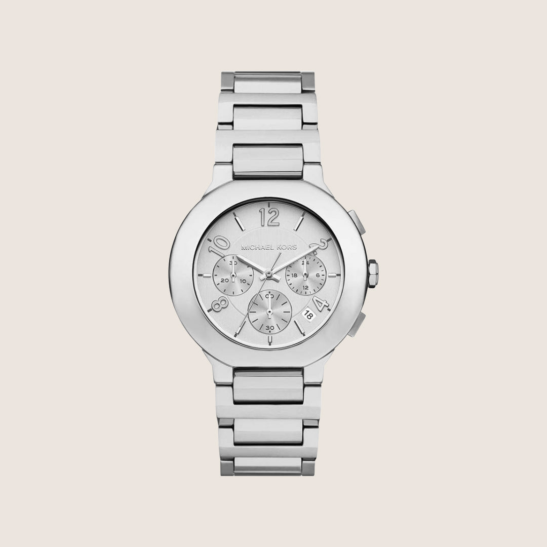 Michael Kors Women's Gramercy Chronograph Silver Dial Watch MK7522