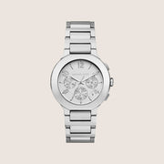 Michael Kors Women's Gramercy Chronograph Silver Dial Watch MK7522