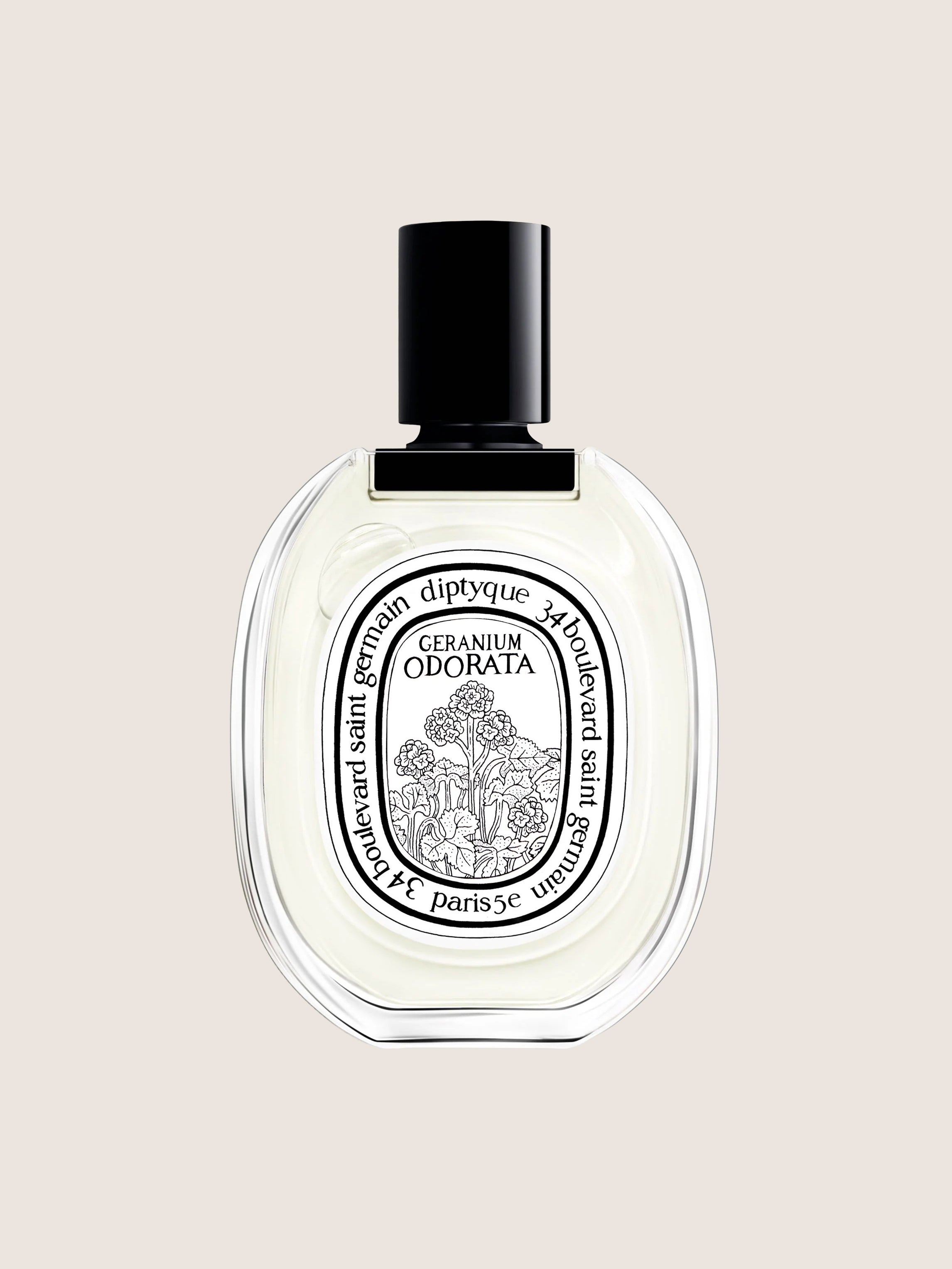 Diptyque Unisex Geranium Odorata Eau de Toilette | Geranium, Cardamom, Tonka Bean & Vetiver