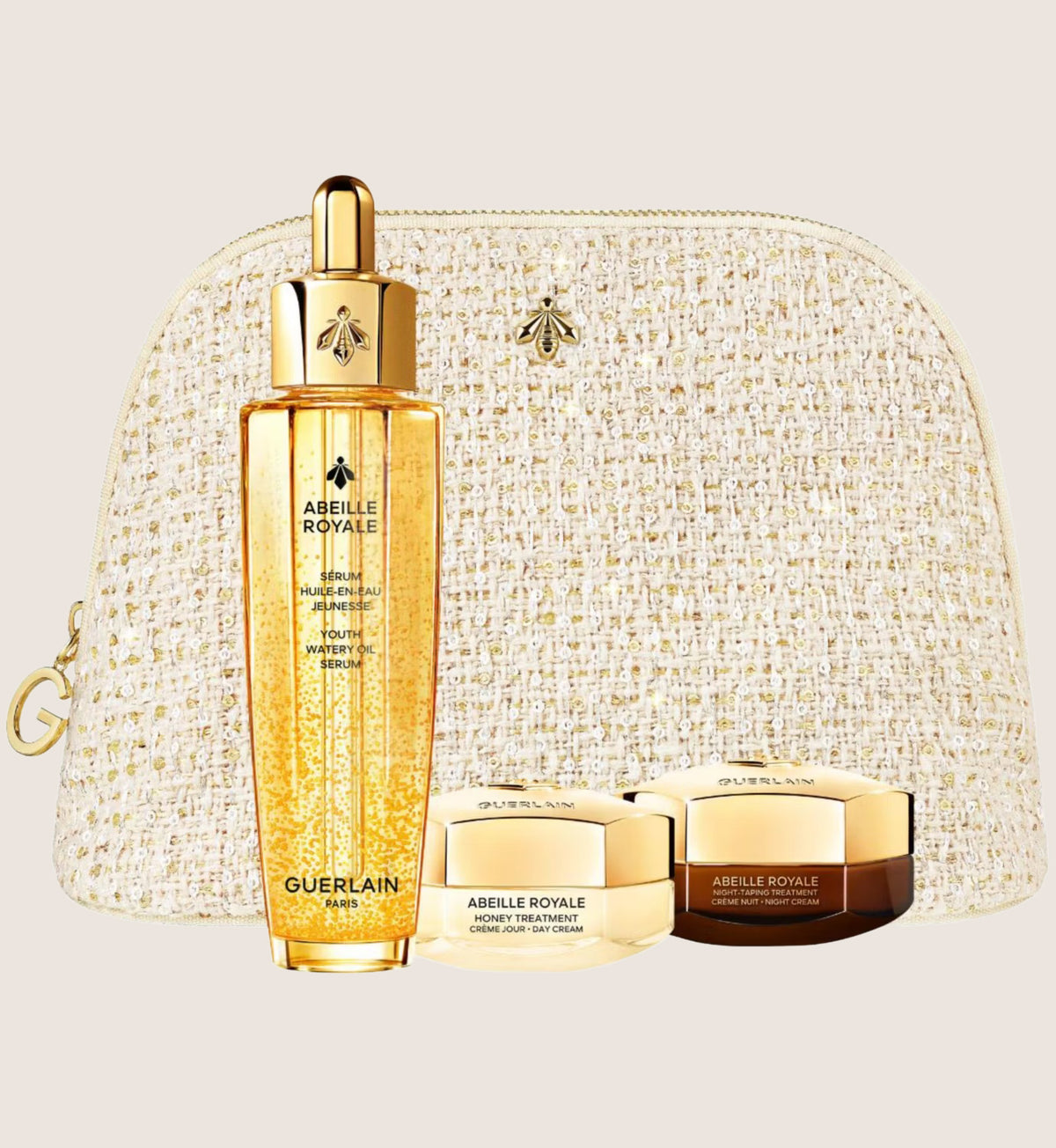 Guerlain Abeille Royale Age-Defying Ritual Youth Watery Oil Serum 80ml Skincare Gift Set For Her