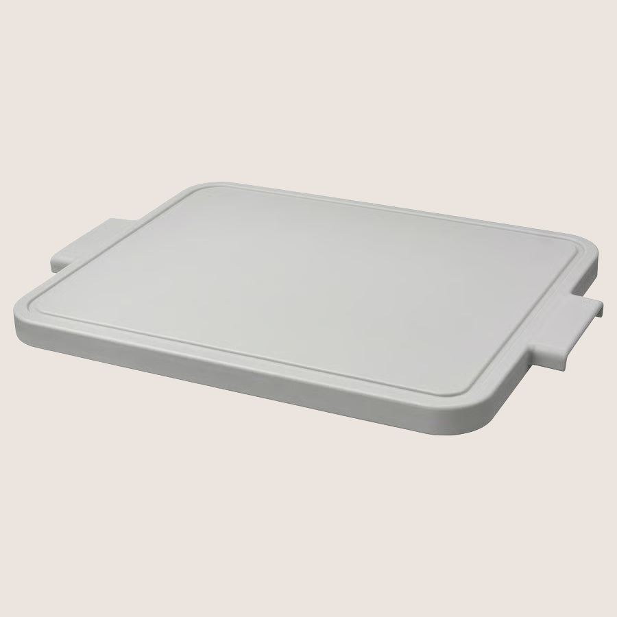 IKEA LILLHAVET Chopping board, light grey, 49x35 cm, Polyethylene plastic