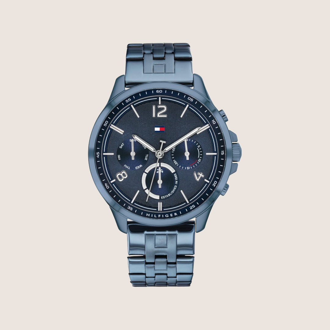 Tommy Hilfiger Women's Harper Blue Multi-Dial Blue Steel Bracelet 1782227