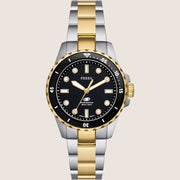 Fossil Blue Dive Two Tone Steel Watch ES5349