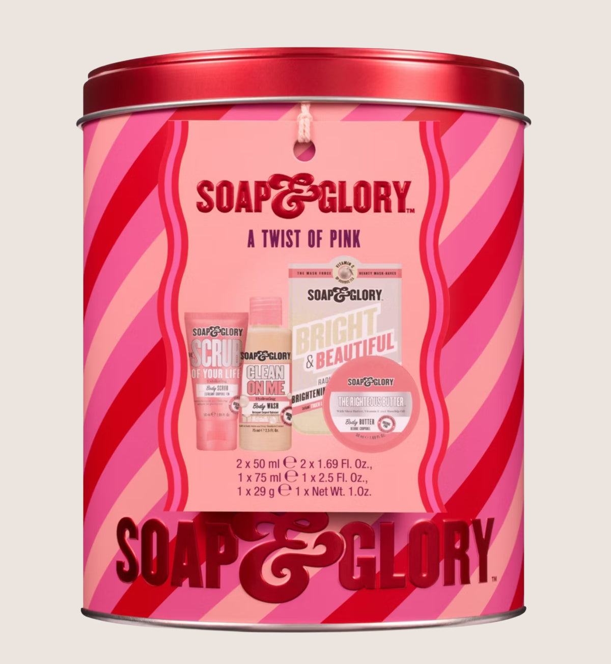 Soap & Glory A Twist Of Pink Bath & Body Gift Set For Her