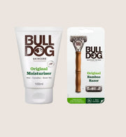 Bulldog Skincare Original Moisturiser & Bamboo Razor Bundle