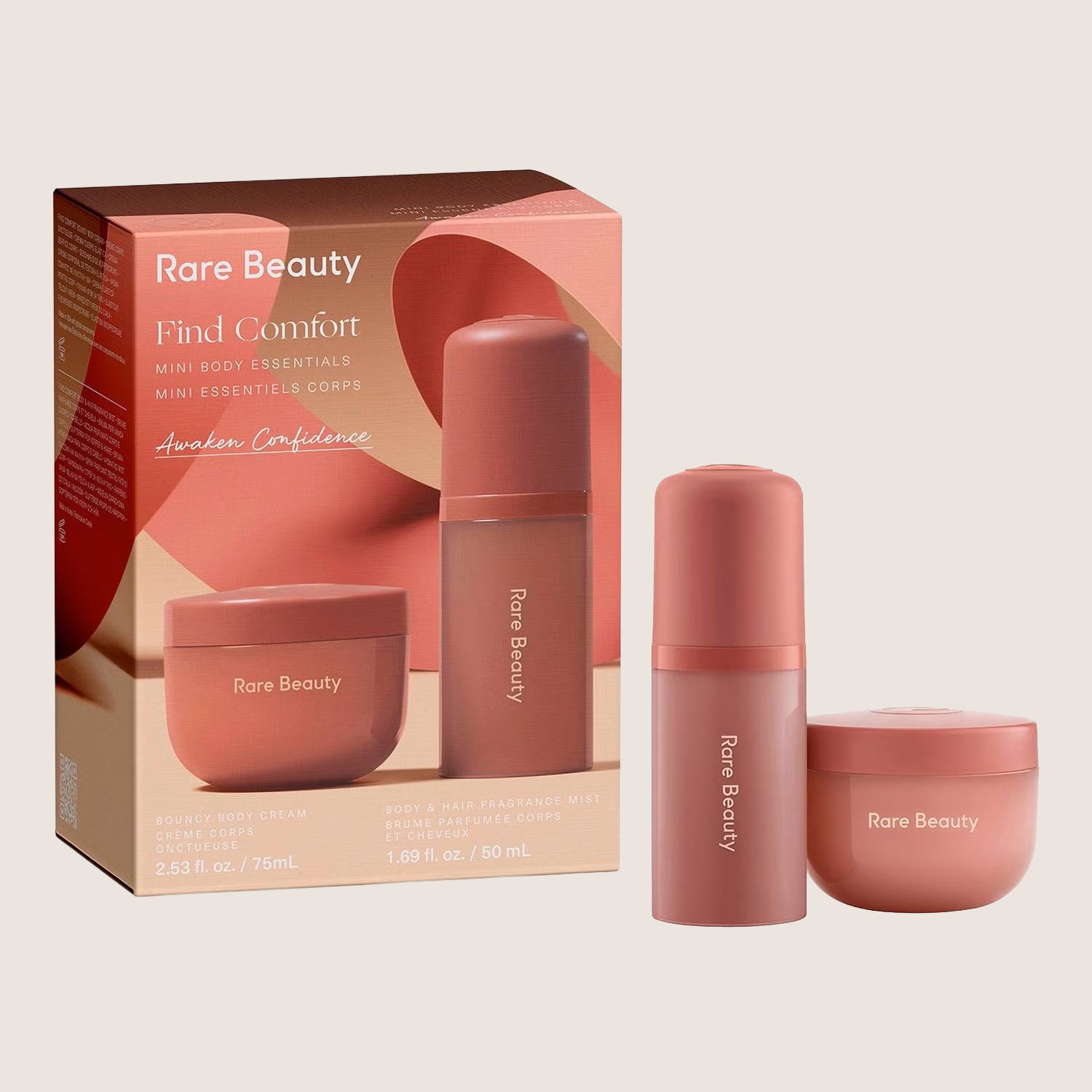 Rare Beauty Awaken Confidence Mini Essentials Set Travel-ready body essentials