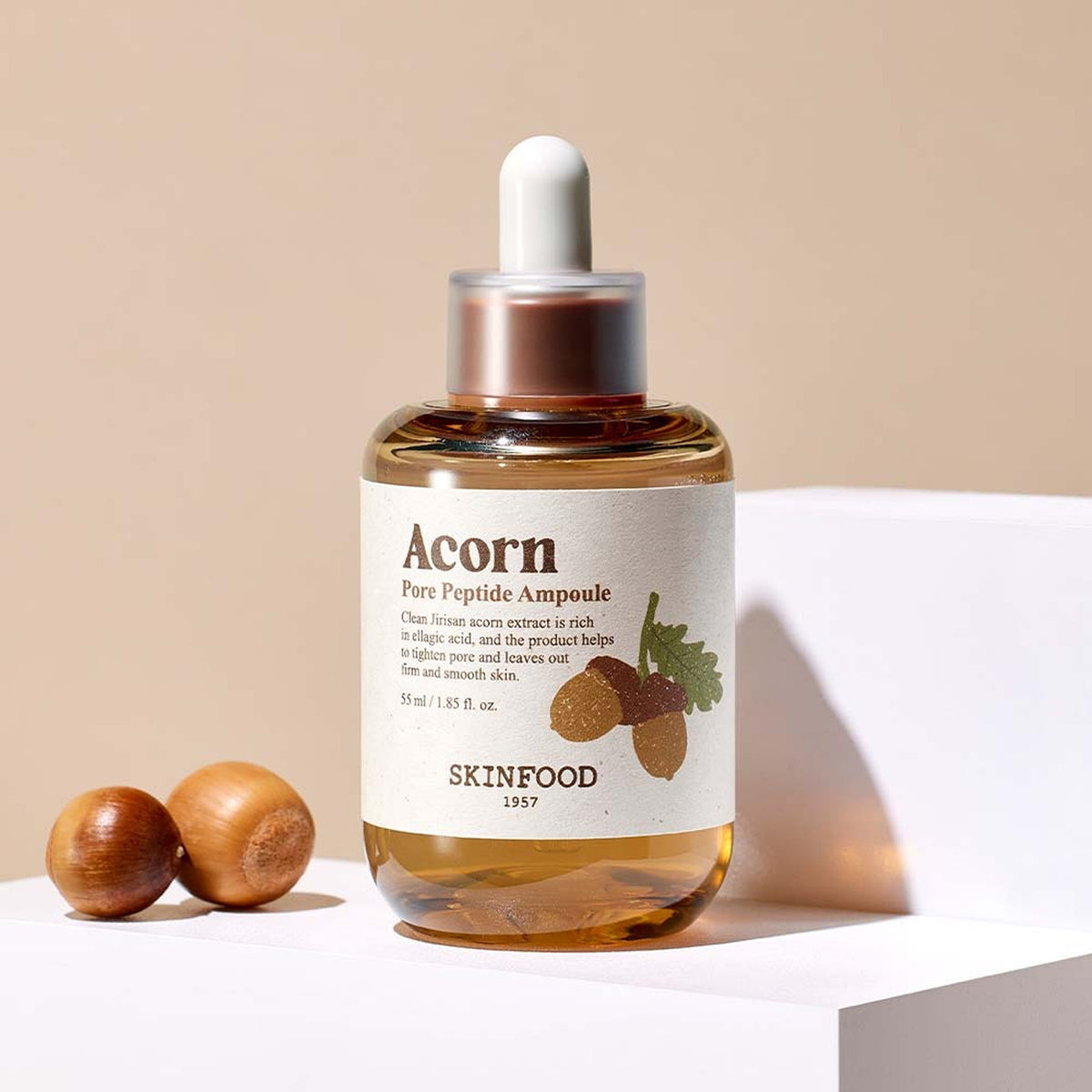 [Acorn Ampoule] SKINFOOD Acorn Pore Peptide Ampoule 55mL