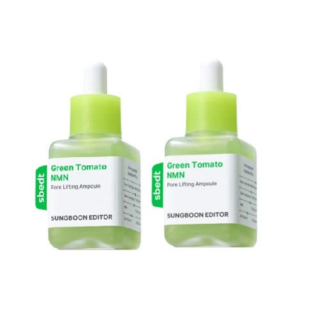 SUNGBOON EDITOR Green Tomato NMN Pore Lifting Amoule 40ml Double Pack