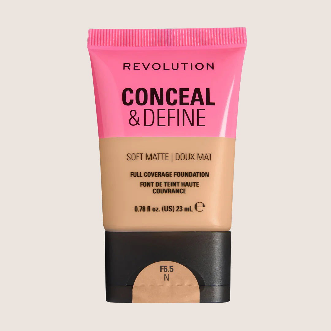 Revolution Conceal & Define Soft Matte Tube Foundation Flawless Base